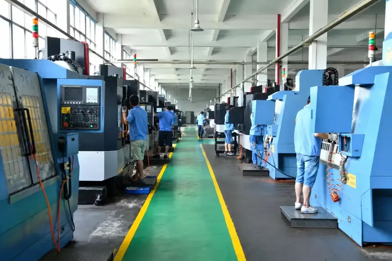 CNC bearing machining workshop at our Changzhou manufacturing plant