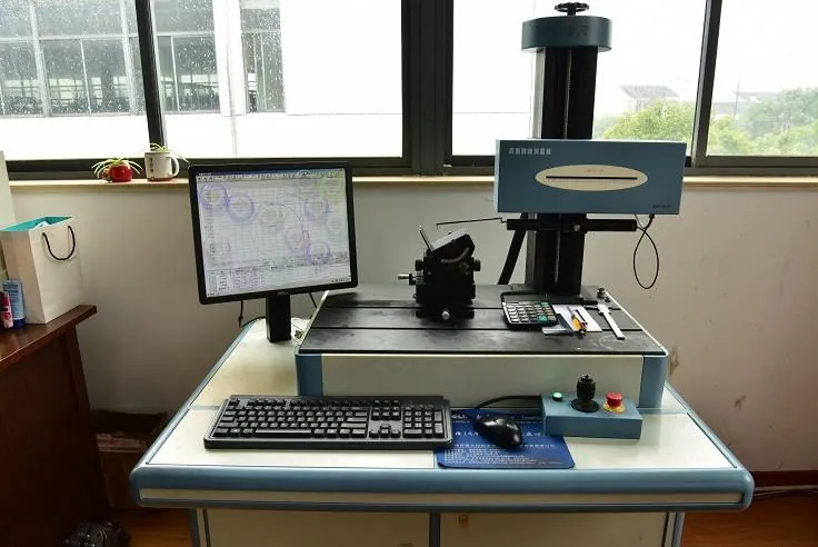 Optical measuring instrument at our Changzhou bearing factory
