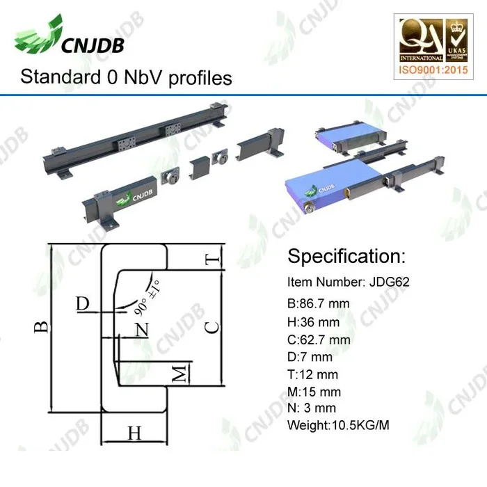 Standard 5 NbV / JDG123 combined bearing