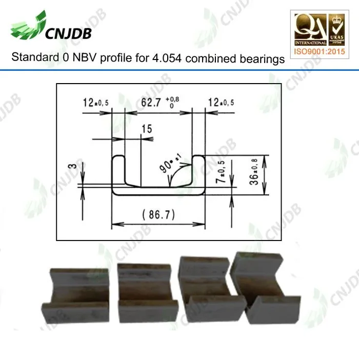 Standard 0 NbV / JDG62 combined bearing
