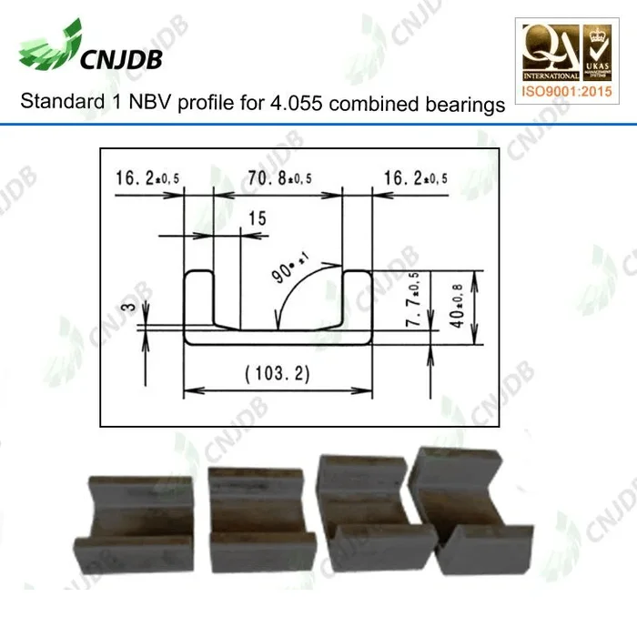Standard 4 NbV / JDG108 combined bearing